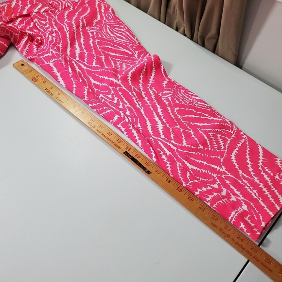 Lilly Pulitzer Women Capri Pants Size 6 Cotton Stretch Pink Preppy Beachy - Picture 13 of 15